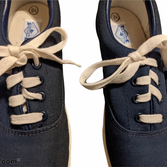 Trader bay navy blue canvas shoes - Picture 2 of 7